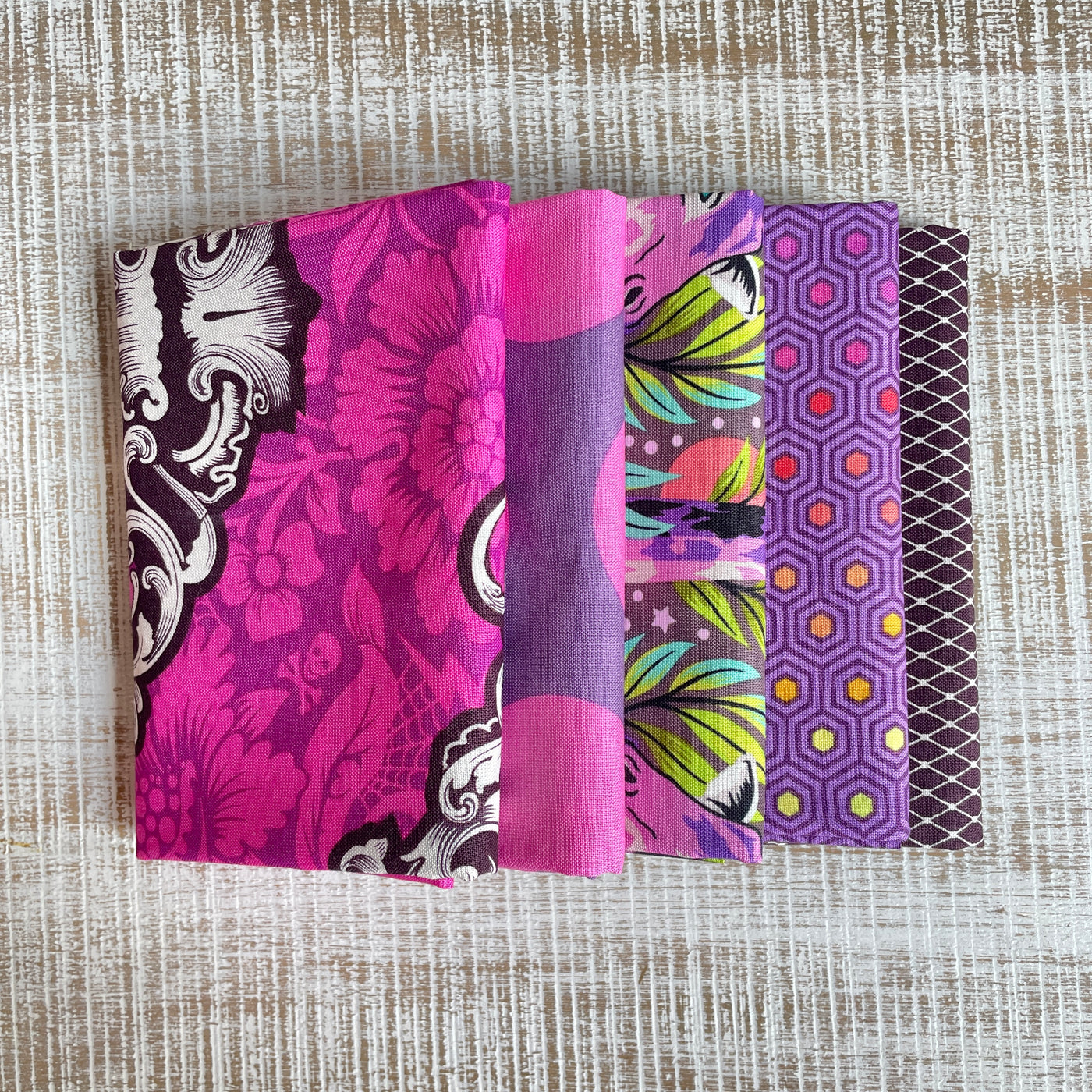 Purple - Tula Pink "Colorway" Fat Quarter Bundle