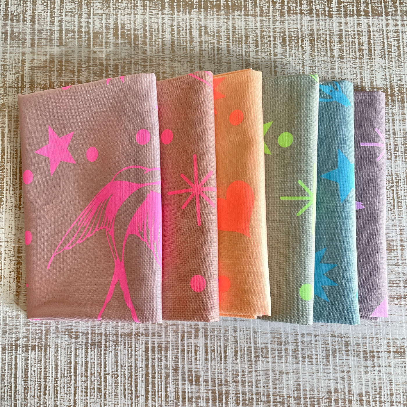 Tula Pink "Fairy Flakes" Bundle (NEON!)