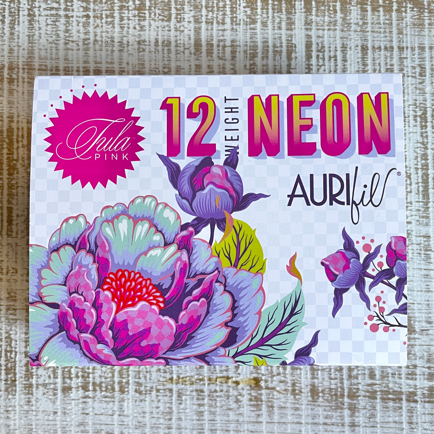 12wt + Neon Thread Collection by Tula Pink x Aurifil