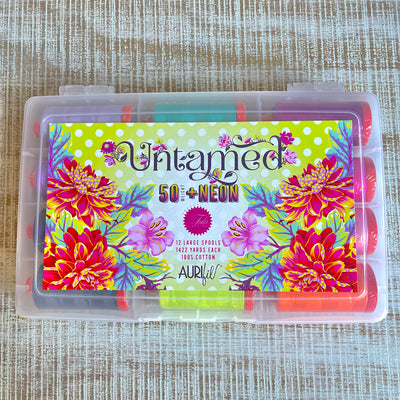 Untamed (50WT + Neon) Thread Collection by Tula Pink x Aurifil