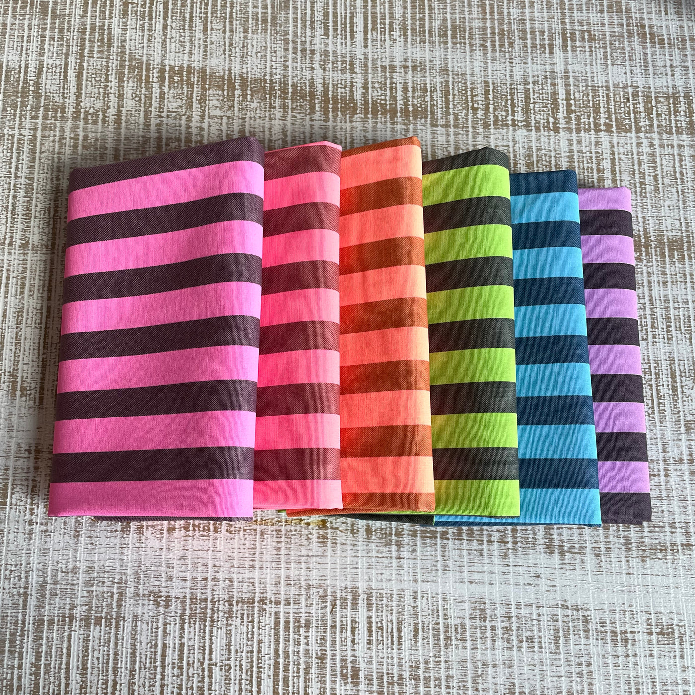 Tula Pink "Neon Tent Stripes" Bundle