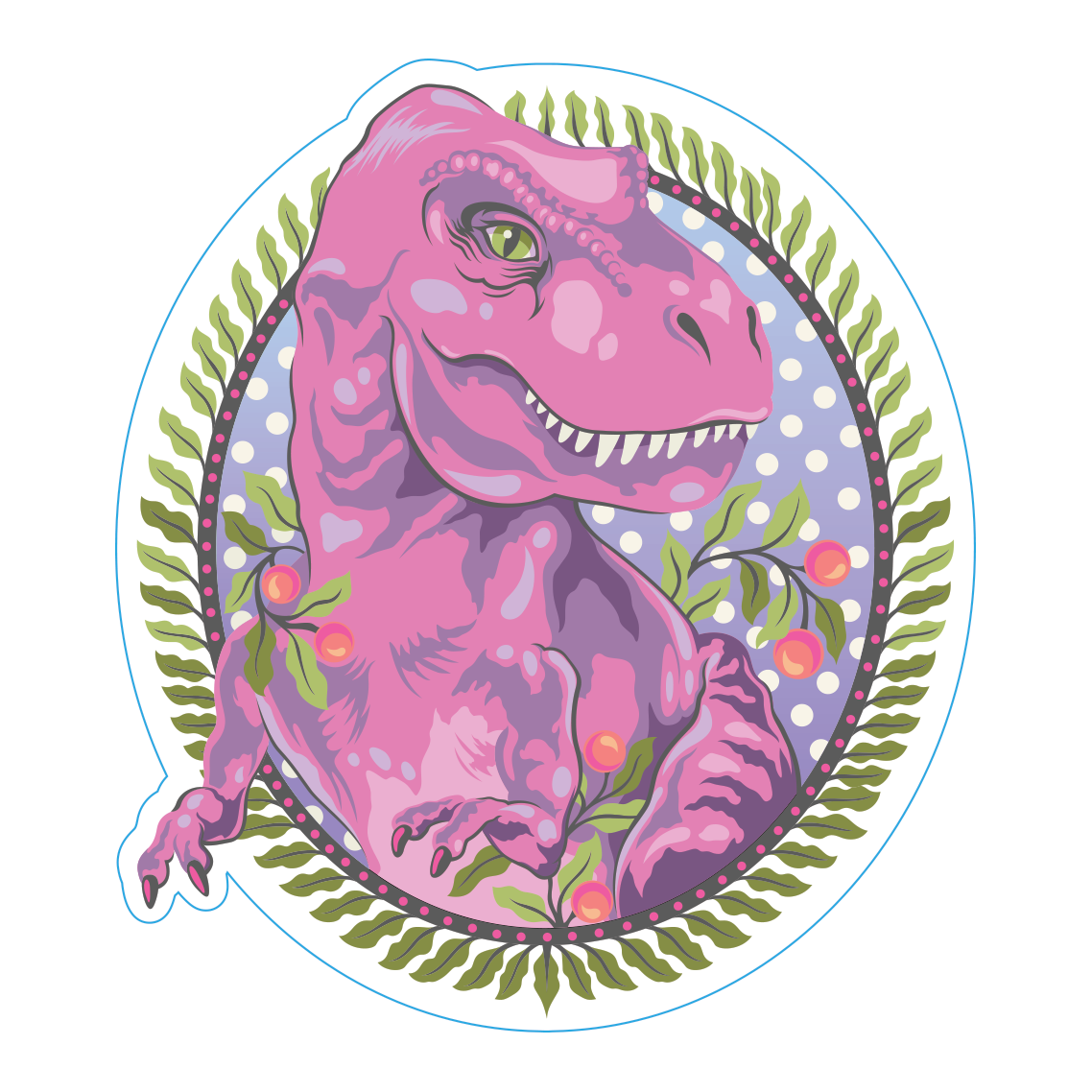 Tree-Rex Sticker